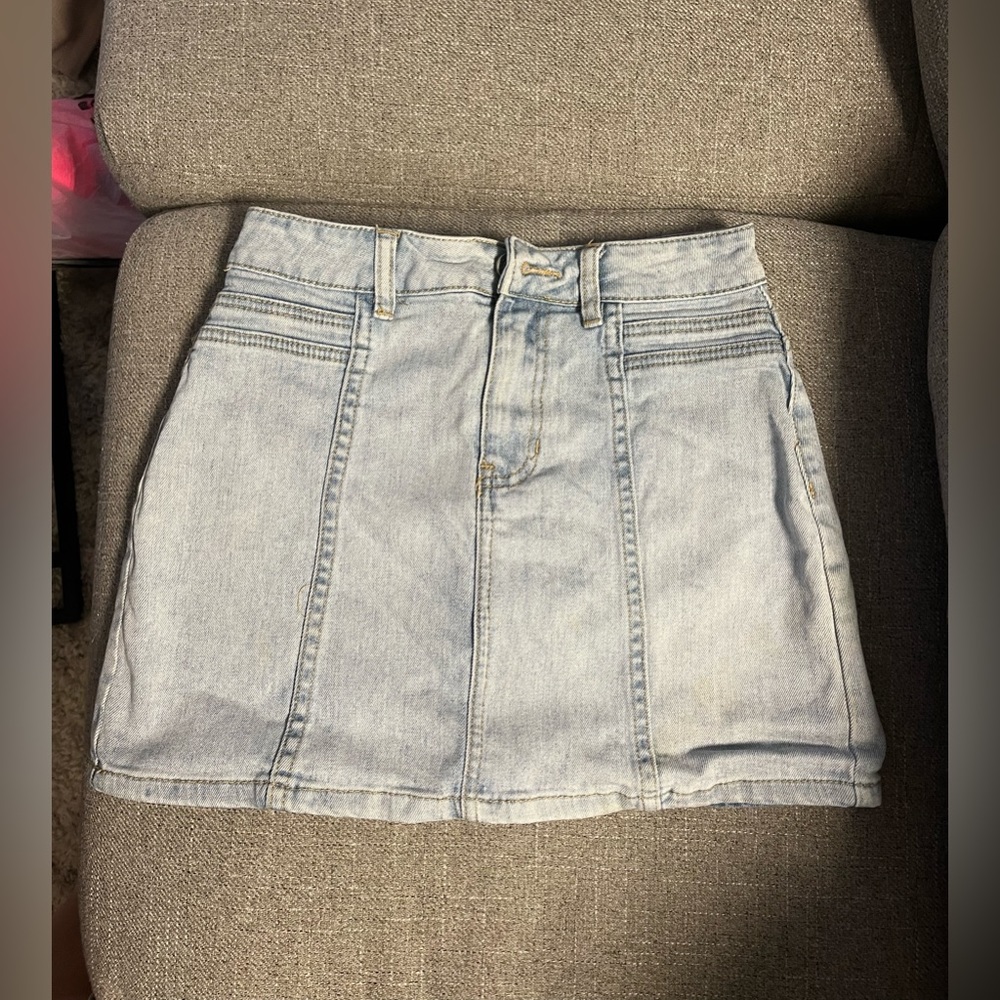 Denim Mini Skirt